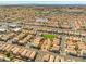 Wide aerial view of the residential area, showing the uniform housing and community layout at 8453 Cheerful Brook Ave, Las Vegas, NV 89143