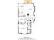 Detailed second floor plan showcasing the layout with kitchen, bath, and living room at 8453 Cheerful Brook Ave, Las Vegas, NV 89143