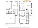 Detailed floor plan showcasing the layout of the home's two floors at 8453 Cheerful Brook Ave, Las Vegas, NV 89143