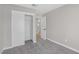 Neutral bedroom shows carpet and closet space at 9513 Yucca Blossom Dr, Las Vegas, NV 89134