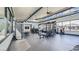 Bright gym with ceiling fans and large windows at 12476 Heritage Bend Dr, Las Vegas, NV 89138