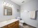 Bathroom with a single vanity and a tile floor at 2212 Marble Gorge Dr, Las Vegas, NV 89117