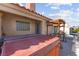 Balcony features a swing, hot tub, and community views for the ultimate outdoor living experience at 5492 Royal Vista Ln, Las Vegas, NV 89149