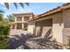 Exterior view of a well-maintained home with an attached garage and manicured landscaping at 2285 Villefort Ct, Las Vegas, NV 89117