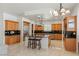 Beautiful kitchen with a large island, stainless steel appliances, and ample cabinet space for storage and functionality at 2285 Villefort Ct, Las Vegas, NV 89117