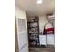 Organized pantry with shelves for ample storage at 1305 Shenandoah St, Boulder City, NV 89005