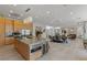 Open-concept kitchen featuring modern appliances, a large island, and seamless flow to the dining area at 1613 Iron Ridge Dr, Las Vegas, NV 89117