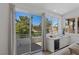 Enjoy this modern wet bar with access to an outdoor patio at 1613 Iron Ridge Dr, Las Vegas, NV 89117