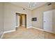 Neutral bedroom with a walk-in closet and light hardwood floors at 200 W Sahara Ave # 2407, Las Vegas, NV 89102