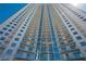 Striking exterior shot of a high-rise building with multiple floors, windows, and balconies at 200 W Sahara Ave # 2407, Las Vegas, NV 89102