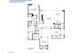 First floor plan of this home with dimensions of rooms and layout at 29 Falling Ridge Ln, Henderson, NV 89011