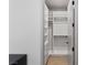 Organized walk-in closet with ample shelving and storage space at 29 Falling Ridge Ln, Henderson, NV 89011