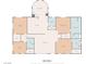 Detailed floor plan showcasing the layout of this 3228 sq ft home with primary bedroom, kitchen, and living spaces at 439 Cannes St, Henderson, NV 89015