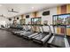 Well-equipped gym featuring modern treadmills and exercise equipment with outside views at 4770 Lorenzo Way, Pahrump, NV 89061