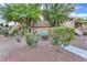 Building exterior showing beautiful landscaping and access to units at 5751 E Hacienda Ave # 119, Las Vegas, NV 89122