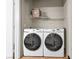 Convenient laundry room with modern Samsung washer and dryer at 5751 E Hacienda Ave # 119, Las Vegas, NV 89122