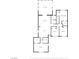 Floor plan of a home showing the layout of the rooms, including the bedrooms, bathrooms, and living spaces at 613 Kings Pl, Boulder City, NV 89005