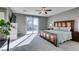 Spacious main bedroom featuring a private balcony and generous natural light at 6470 Crest Estates St, Las Vegas, NV 89131