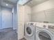 Functional laundry area equipped with a modern Samsung washer and dryer at 6709 Barrington Hills St, Las Vegas, NV 89149