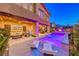 Inviting outdoor pool area with modern lounge chairs and covered patio seating at 7 Hilltop Crest St, Henderson, NV 89011