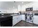 Modern kitchen equipped with stainless steel appliances and sleek countertops at 7912 Painted Rock Ln, Las Vegas, NV 89149