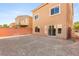 Large backyard with potential for landscaping and outdoor entertainment at 8276 Sorrel St, Las Vegas, NV 89139