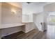 Bright hallway with built-in desk space, leading to other areas of the home at 844 Binbrook Dr, Henderson, NV 89052