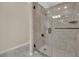 Beautiful walk-in shower with tiled walls and glass door at 8945 S Tenaya Way, Las Vegas, NV 89113