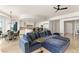 Spacious open-concept living space featuring a living room, dining area, and kitchen at 9101 Alta Dr # 706, Las Vegas, NV 89145