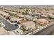 Aerial view highlighting the property within a well-established residential neighborhood at 9373 Oxbow Lake Ave, Las Vegas, NV 89149