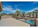 Spacious balcony with pool and mountain views perfect for outdoor living at 9504 Empire Rock St, Las Vegas, NV 89143