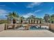 Enjoy a relaxing view of the pool and palm trees from this wonderful balcony at 9504 Empire Rock St, Las Vegas, NV 89143