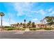 Attractive community clubhouse with well-maintained landscaping at 1108 Sidehill Way, Las Vegas, NV 89110