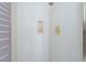 Shower showcasing clean lines and a practical, built-in soap dish at 1108 Sidehill Way, Las Vegas, NV 89110