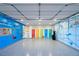 This garage features epoxy floors, great lighting, and storage space for an organized and active duty lifestyle at 1212 Crimson Sunbird St, North Las Vegas, NV 89084