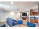 Open living area showcasing wood-style floors and a flat-screen TV at 1553 Dorothy Ave # 4, Las Vegas, NV 89119