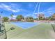 Community tennis court in a fenced area, offering a great space for recreation and exercise at 1553 Dorothy Ave # 4, Las Vegas, NV 89119
