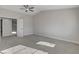 Bright bedroom features vaulted ceiling, neutral carpet, and an open door at 2212 Warm Walnut Dr, Las Vegas, NV 89134