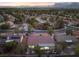 Suburban neighborhood aerial view, showcasing the property's location and surrounding community at 2528 Sunup Dr, Las Vegas, NV 89134