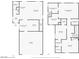Detailed floor plan showcasing the layout of the bedrooms, bathrooms, kitchen, and living spaces at 2608 Los Palos St, Las Vegas, NV 89108