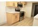Shows stainless steel oven and microwave with white backsplash in the kitchen at 2615 W Gary Ave # 1015, Las Vegas, NV 89123
