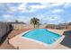Sparkling in-ground pool with steps and ample deck space, set in a private backyard at 4786 San Rafael Ave, Las Vegas, NV 89120