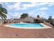 Backyard featuring a refreshing private pool perfect for relaxation and entertainment at 4786 San Rafael Ave, Las Vegas, NV 89120