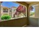 This outdoor patio space is a great place to view the surrounding community and lush landscaping at 50 Aura De Blanco St # 19103, Henderson, NV 89074