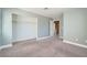 Bedroom featuring carpet, large closet and an open doorway at 5921 Royal Castle Ln, Las Vegas, NV 89130