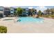 Relaxing community pool with a waterfall feature for residents to enjoy on warm days at 6955 N Durango Dr # 2031, Las Vegas, NV 89149