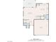 Floorplan showing the layout of the home, including living room, kitchen, garage, and bedrooms at 7237 Puddle Duck St, Las Vegas, NV 89166