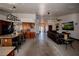 Open concept with kitchen, dining room, and living room at 7660 Descanso Ln, Las Vegas, NV 89123