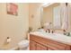 Elegant powder room featuring modern fixtures and stylish decor at 884 Loma Bonita Pl, Las Vegas, NV 89138