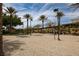 Sandy volleyball court offers residents a recreational space for sports and outdoor activities at 884 Loma Bonita Pl, Las Vegas, NV 89138